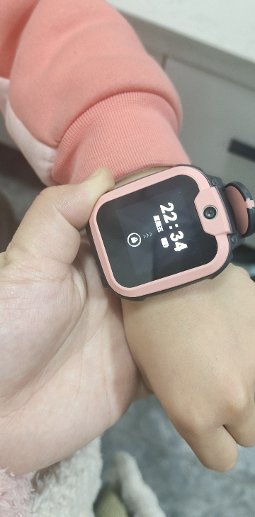 [官方正品]小天才电话手表Q2A粉色长续航儿童手表 GPS定位智能手表 学生儿童移动联通电信4G视频拍照手表手机男女孩晒单图