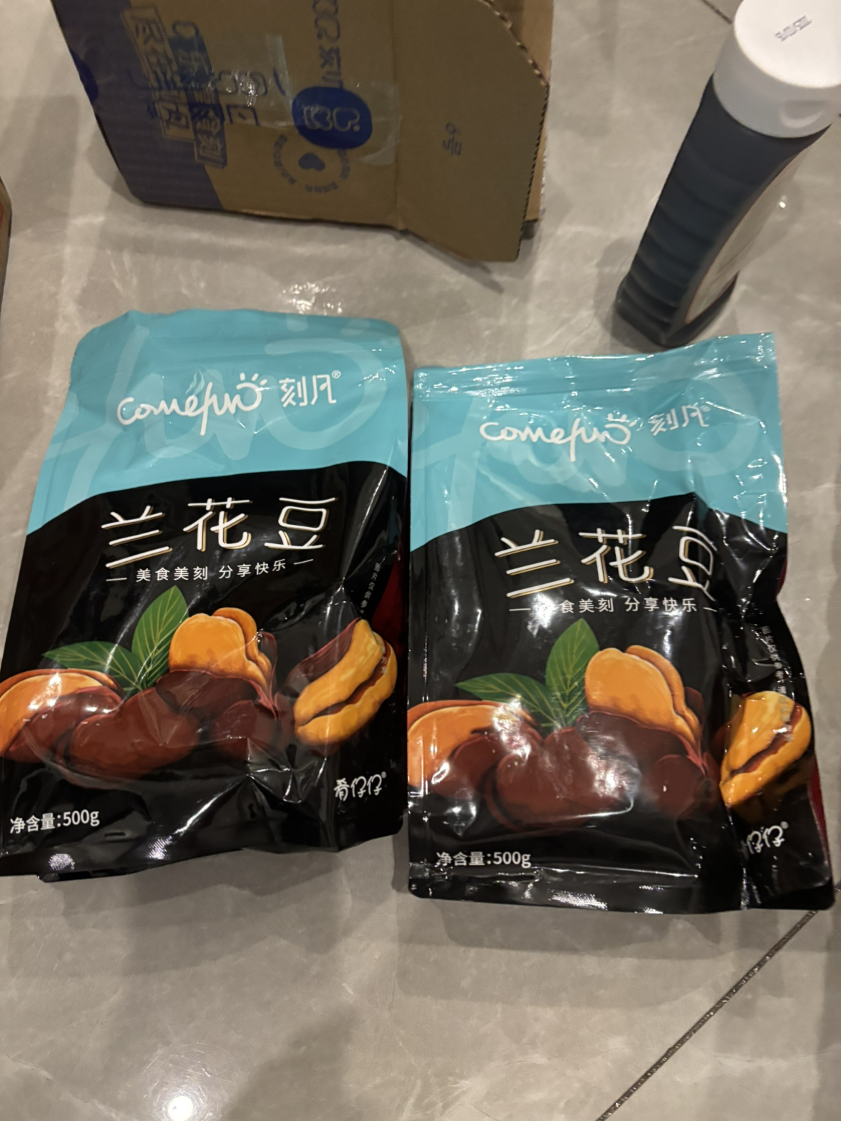 刻凡蚕豆兰花豆牛肉味香酥炒货宿舍休闲解馋追剧零食500g晒单图