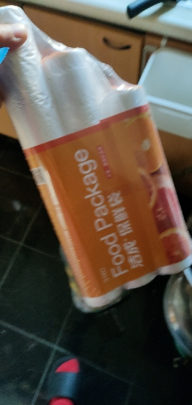 洁成一次性连卷保鲜袋三合一3卷组合装果蔬食品保鲜 200只大中小晒单图