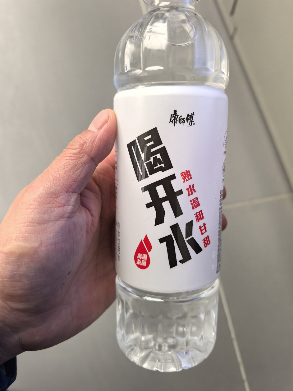 康师傅喝开水550ml*6瓶晒单图