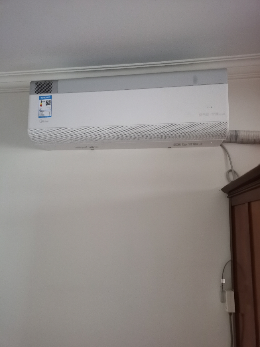美的空调KFR-35GW/T3(S) 变频分体挂壁式空调器 极地白 美的晒单图