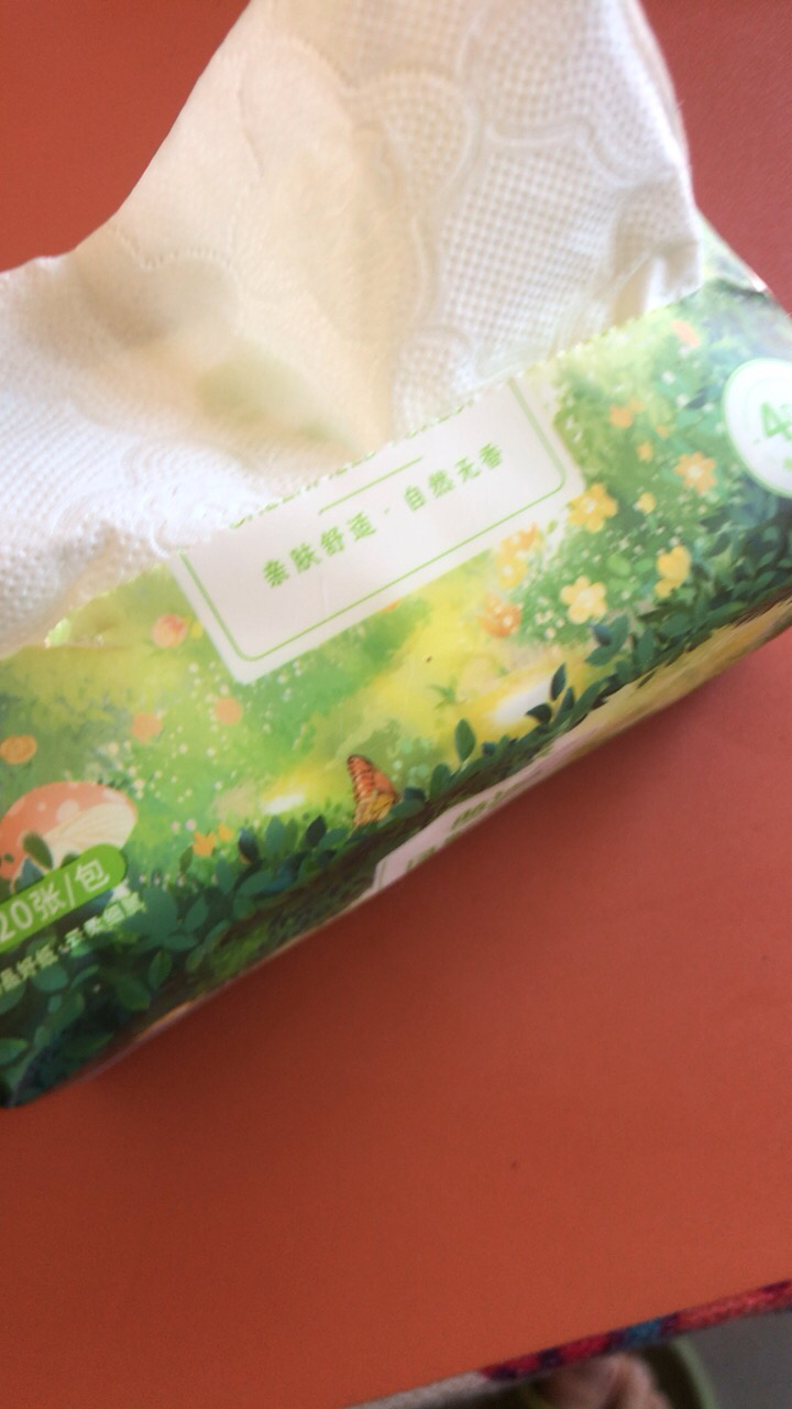 蓝漂绿野森林抽纸320张4层80抽6包晒单图