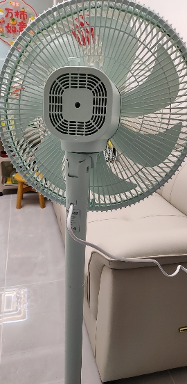 格力落地扇FD-35X65h7竹青色电风扇家用节能落地扇学生立式大风量客厅宿舍机械七叶扇加厚底盘加大扇叶晒单图