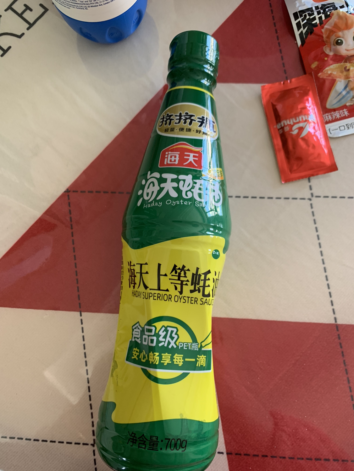 海天蚝油 上等蚝油700g 挤挤装烧烤火锅勾芡拌面腌肉炒菜调味品 上等蚝油700g*1瓶晒单图