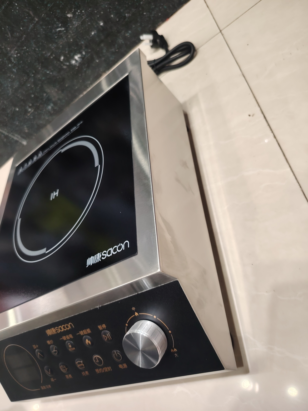 帅康 (sacon) 家用电磁灶电磁炉 3500W大功率单灶智能恒温匀火台式单头灶触控式凹面灶 过热保护定时功能晒单图