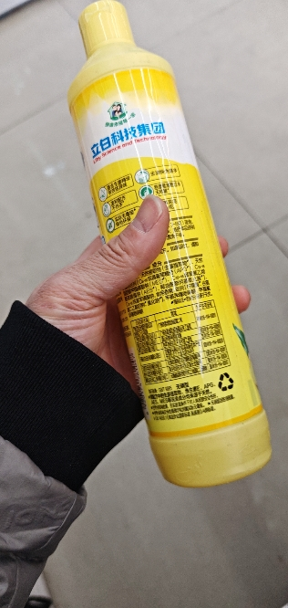 立白生姜洗洁精500g除腥祛味食品用果蔬餐盘放心洗晒单图