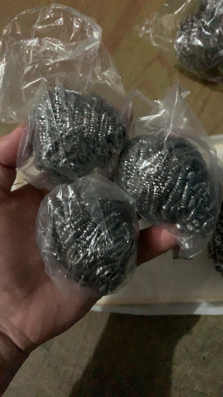 洁成钢丝球清洁球不锈钢6只金属清洁刷厨房锅刷不掉屑晒单图