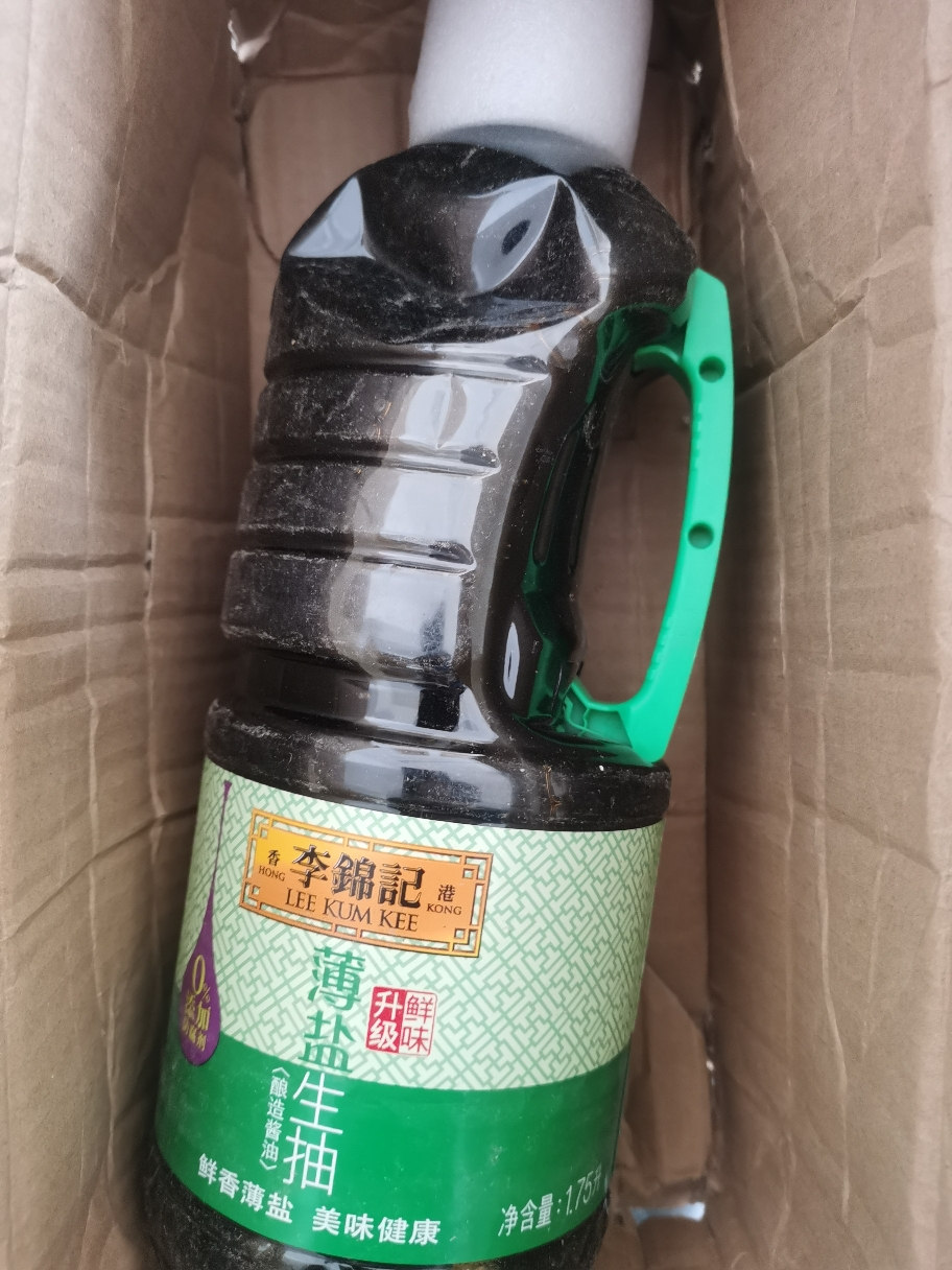 李锦记薄盐生抽1.75L 酿造酱油炒菜凉拌大桶装晒单图