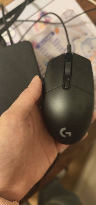罗技(Logitech) G102二代游戏鼠标-黑色晒单图