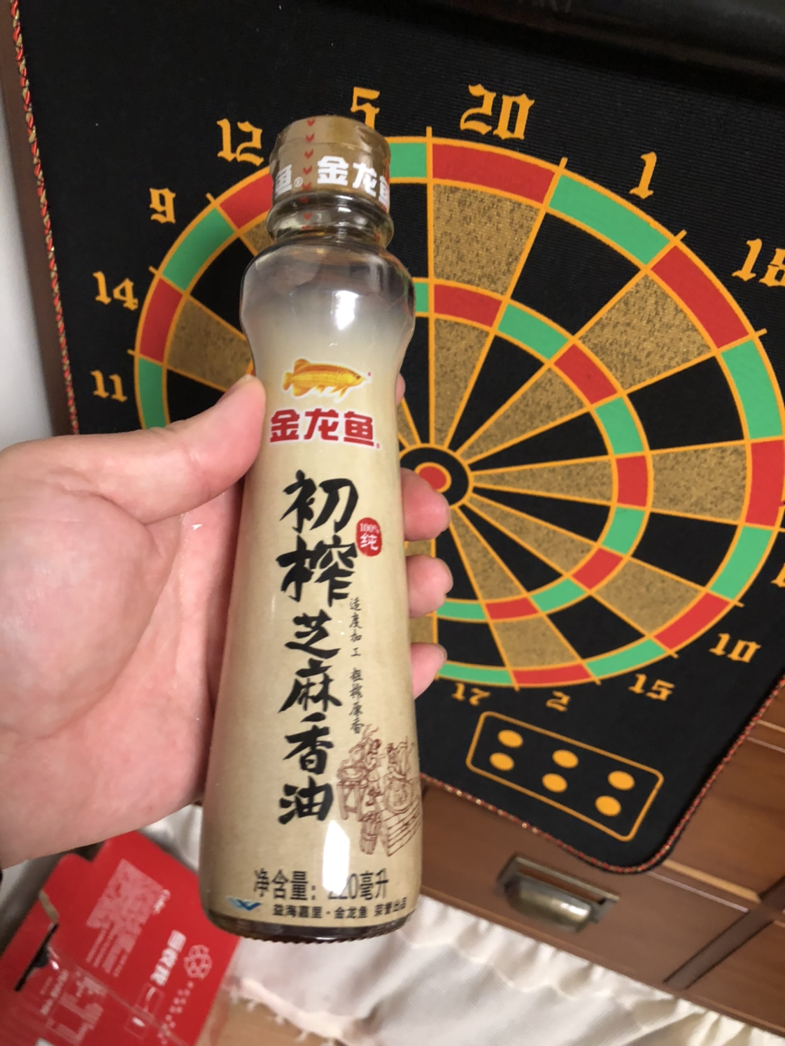 2024.11.4生产 金龙鱼初榨芝麻香油220ml香油麻油晒单图