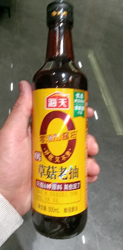 海天 草菇系列 0添加草菇老抽[0添加 一级酱油]500ml 红烧上色晒单图