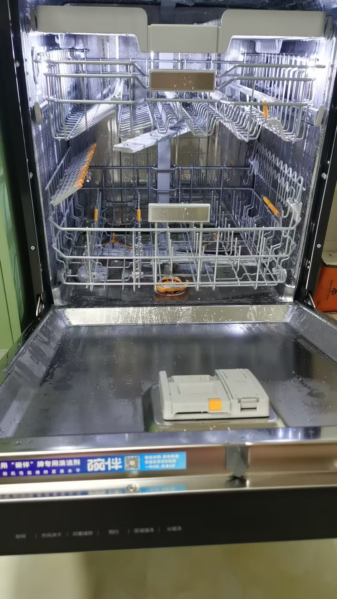美的(Midea)独立式安装洗碗机GX1000Max-D 升级17套+2大容量 变频五臂飓风洗 105℃热风烘干四星消毒晒单图