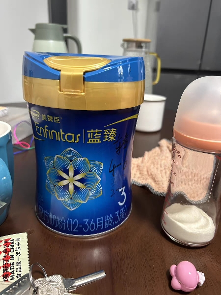 美赞臣蓝臻幼儿配方奶粉含乳铁蛋白(12-36月龄.3段)820gx1罐晒单图