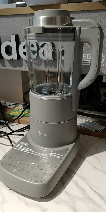 美的(Midea)破壁机家用轻音安睡料理机豆浆机免手洗预约定时搅拌机辅食机榨果汁机晒单图