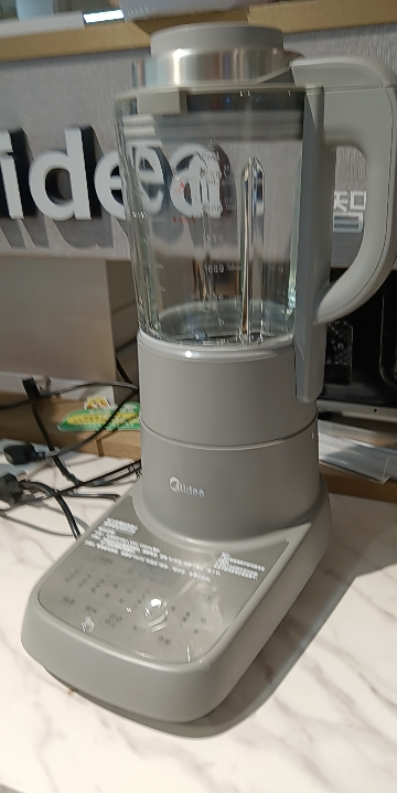 美的(Midea)破壁机家用轻音安睡料理机豆浆机免手洗预约定时搅拌机辅食机榨果汁机晒单图