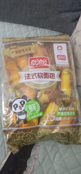 盼盼法式软面包300g早餐营养充饥夜宵代餐小零食小吃休闲办公室食品晒单图