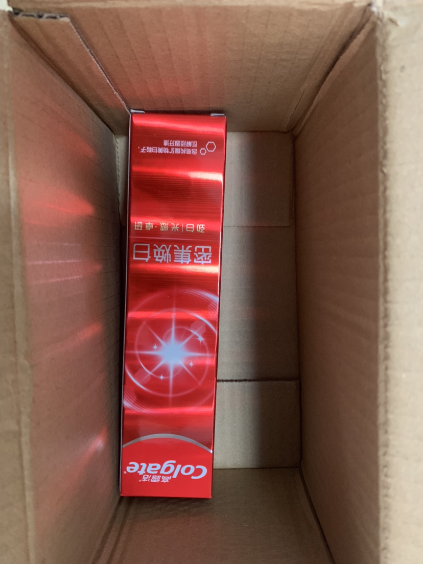 高露洁密集焕白牙膏瓦解牙渍去黄亮白薄荷香型清新口气家庭装120g晒单图