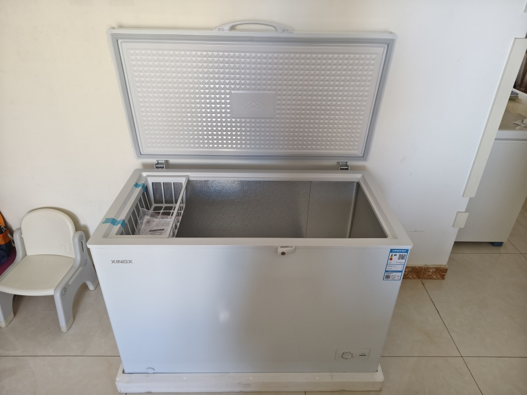 星星(XINGX)BD/BC-203QE家用小型冰柜 卧式冷柜预涂内胆单温厨房商用保鲜设备203升自动减霜1级能效晒单图