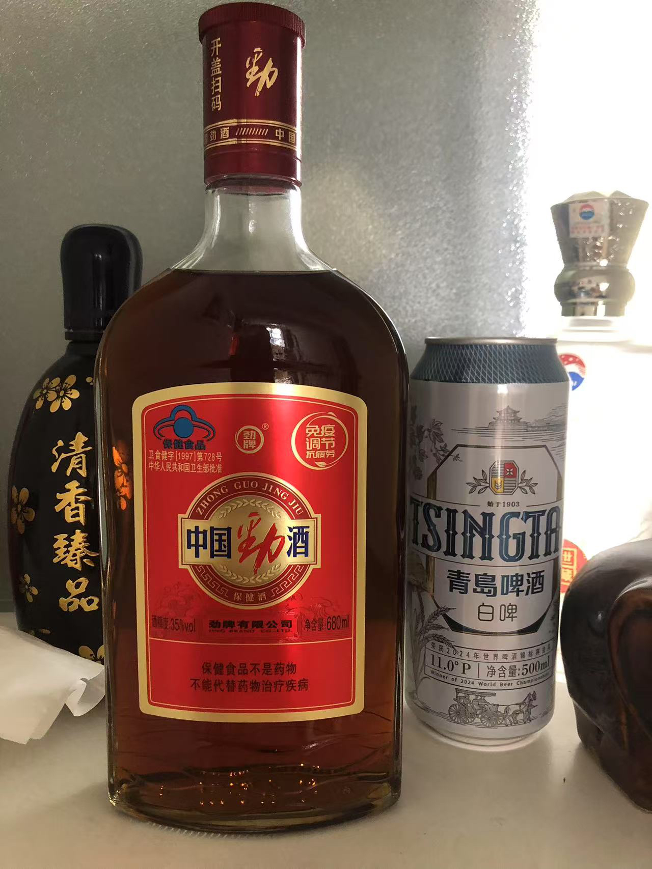 劲牌 35度 中国劲酒 680ml 单瓶装 保健酒 正品保障晒单图