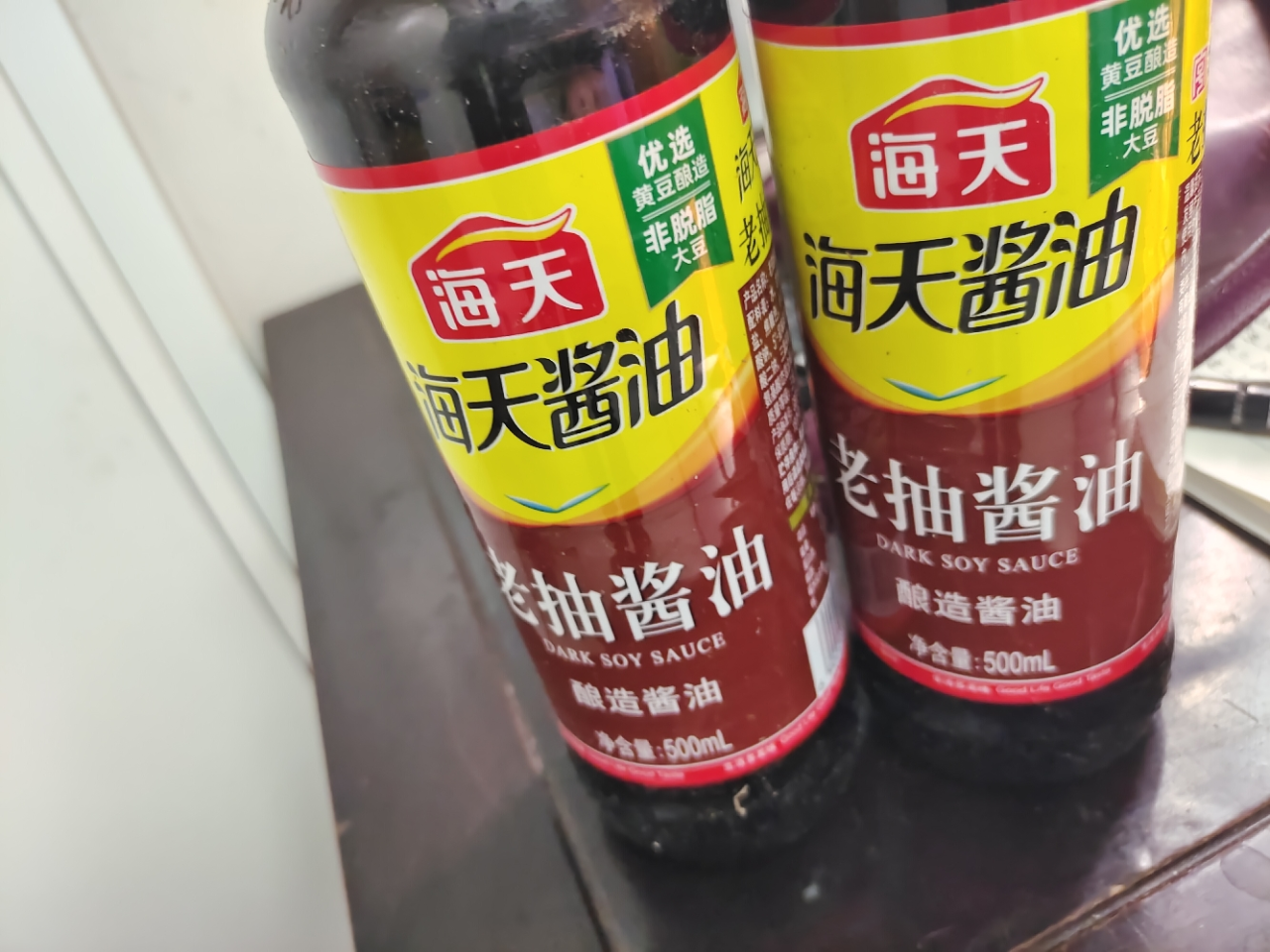 海天老抽酱油500ml *2 pet瓶装家用点蘸凉拌炒菜上色晒单图