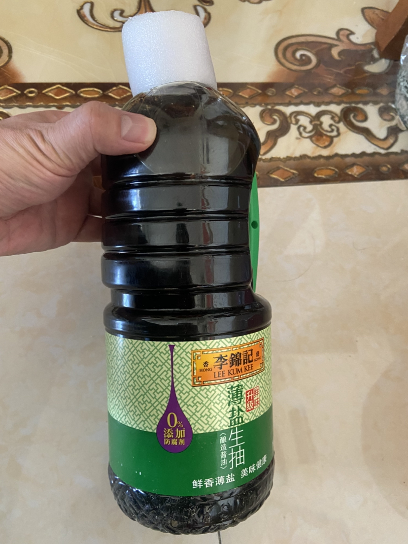 李锦记薄盐生抽1.75L 酿造酱油炒菜凉拌大桶装晒单图