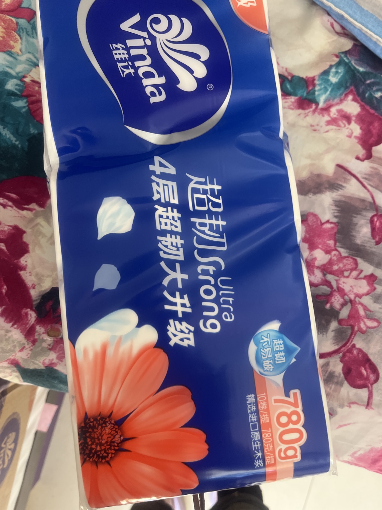 维达超韧实芯卷纸4层78g30卷卫生纸 无芯卷筒纸巾厕纸家用囤货装(整箱销售)(新旧包装交替发货)晒单图