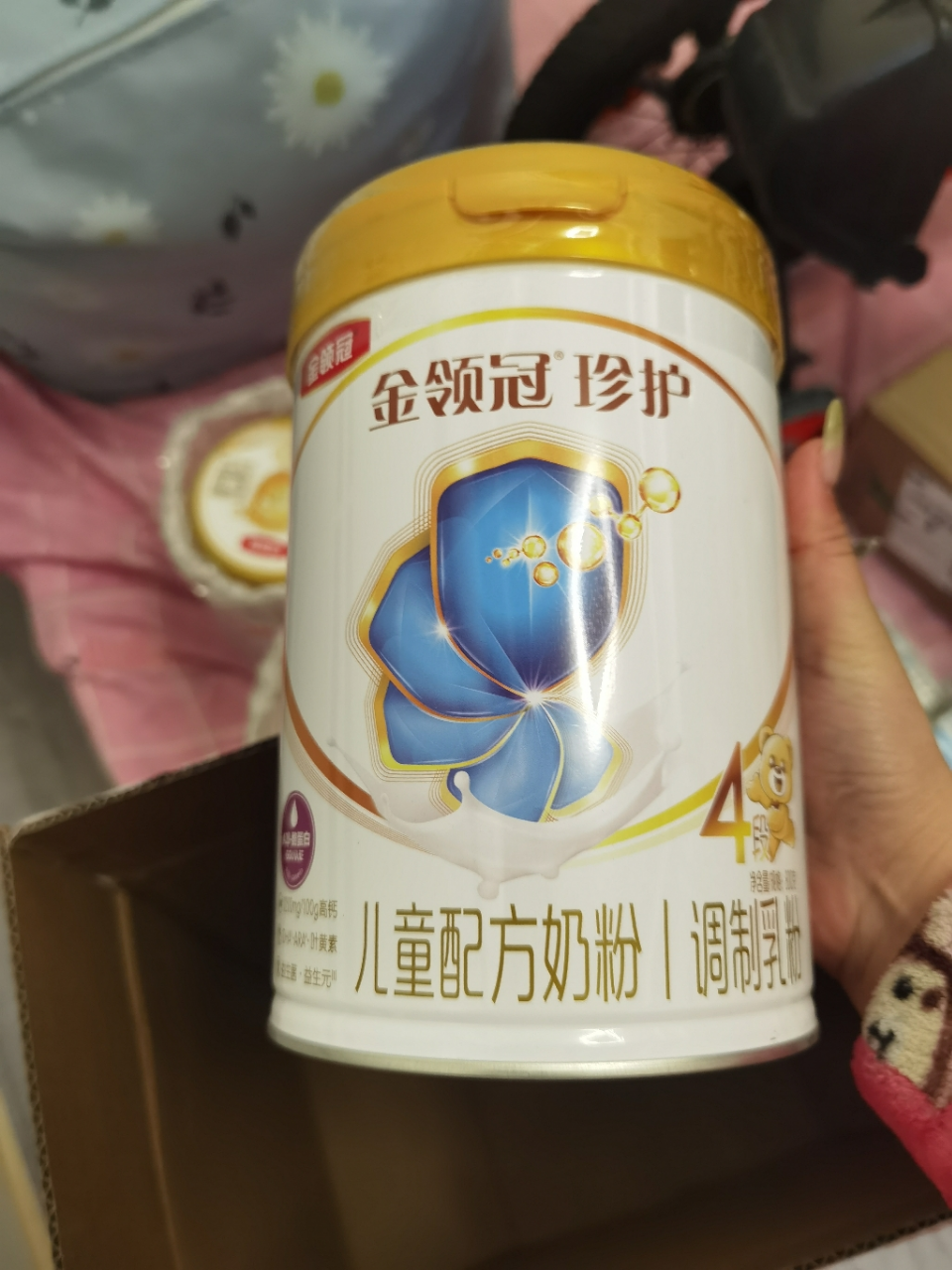 伊利(YILI)金领冠珍护儿童奶粉 4段(3-6岁适用) 800g罐装晒单图