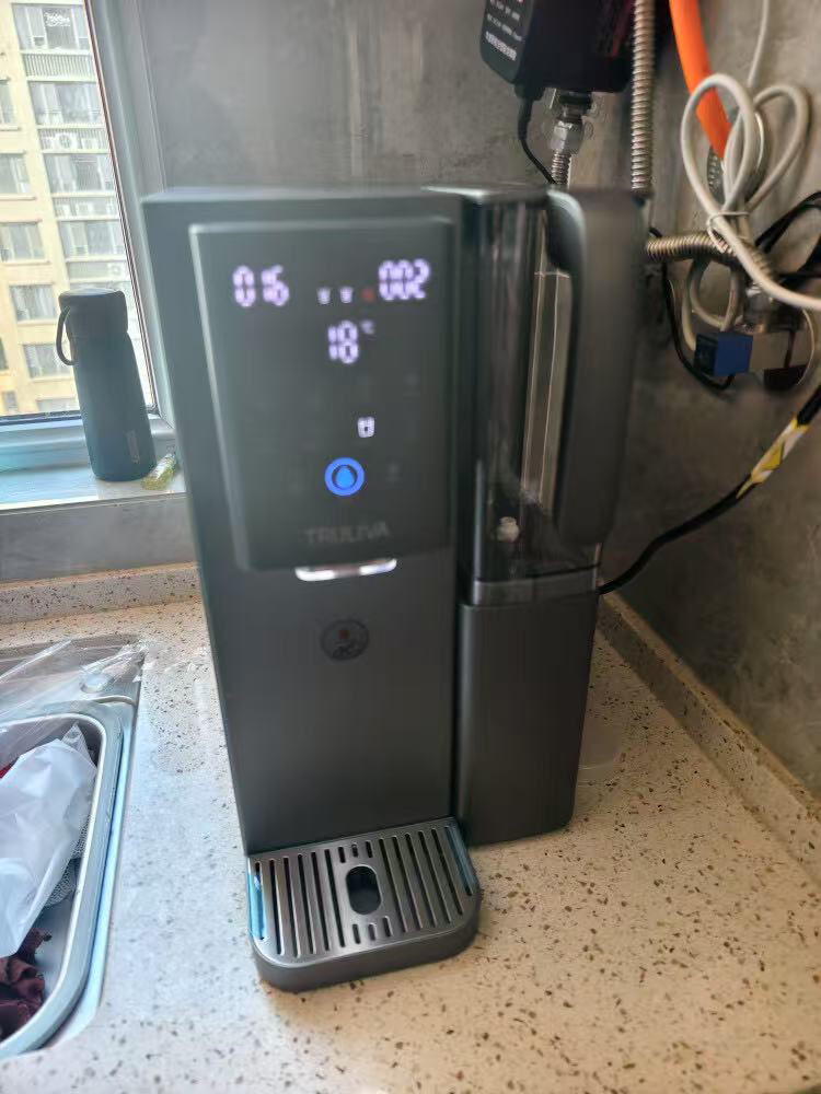 沁园(TRULIVA)免安装RO反渗透过滤台式净饮机冷热一体家用加热净水器饮水机即热直饮净水机家电CR-Z717晒单图