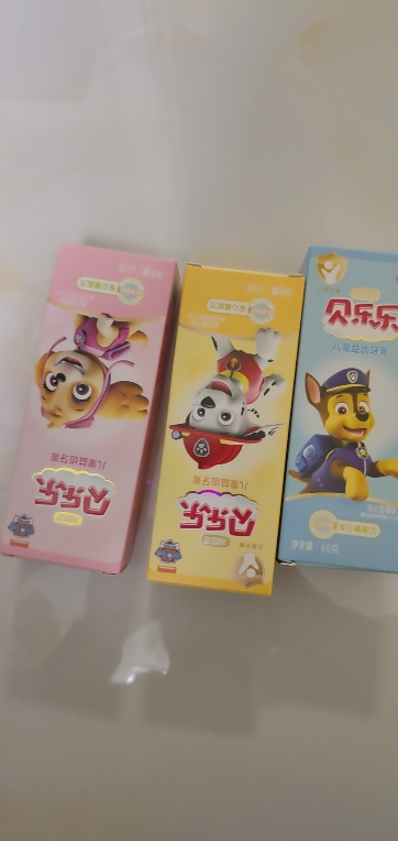 冷酸灵贝乐乐儿童益齿牙膏组合装( 蜜瓜60g+蓝莓60g+蜜桃60g) 换牙期儿童2-12岁牙膏水果味儿童牙膏晒单图