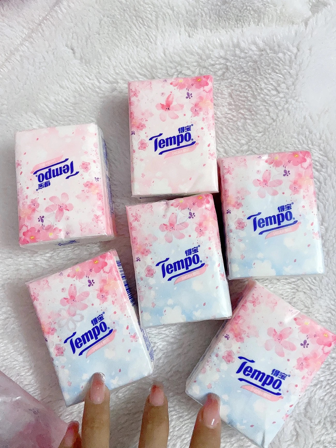 Tempo得宝樱花味迷你手帕纸7片12包纸巾 4层加厚外出迷你便携小包装有香卫生纸餐巾纸(新旧包装交替发货)晒单图