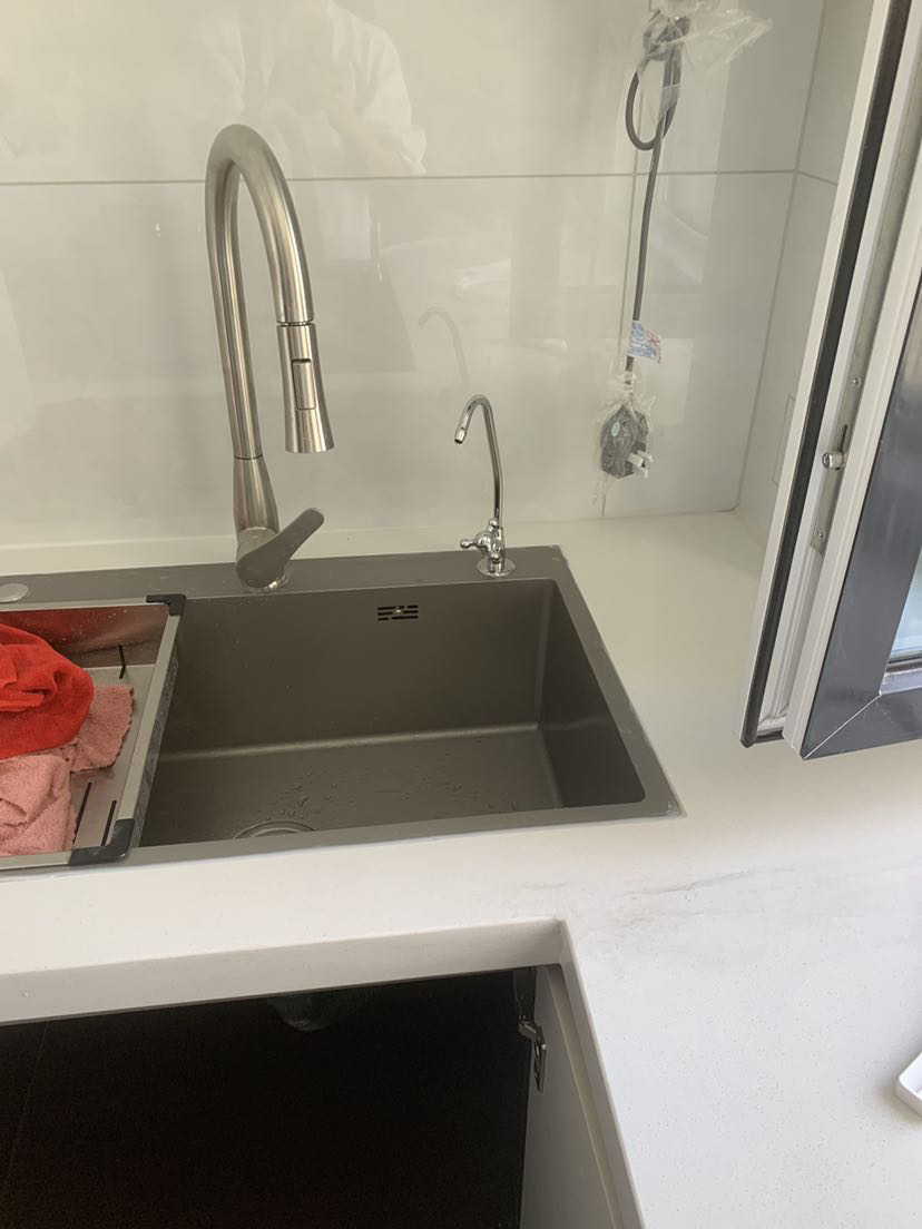 汉斯顿/Hunsdon净水器家用厨房自来水过滤器厨下式无桶大流量净水机320EY 120L/H不用电无废水晒单图