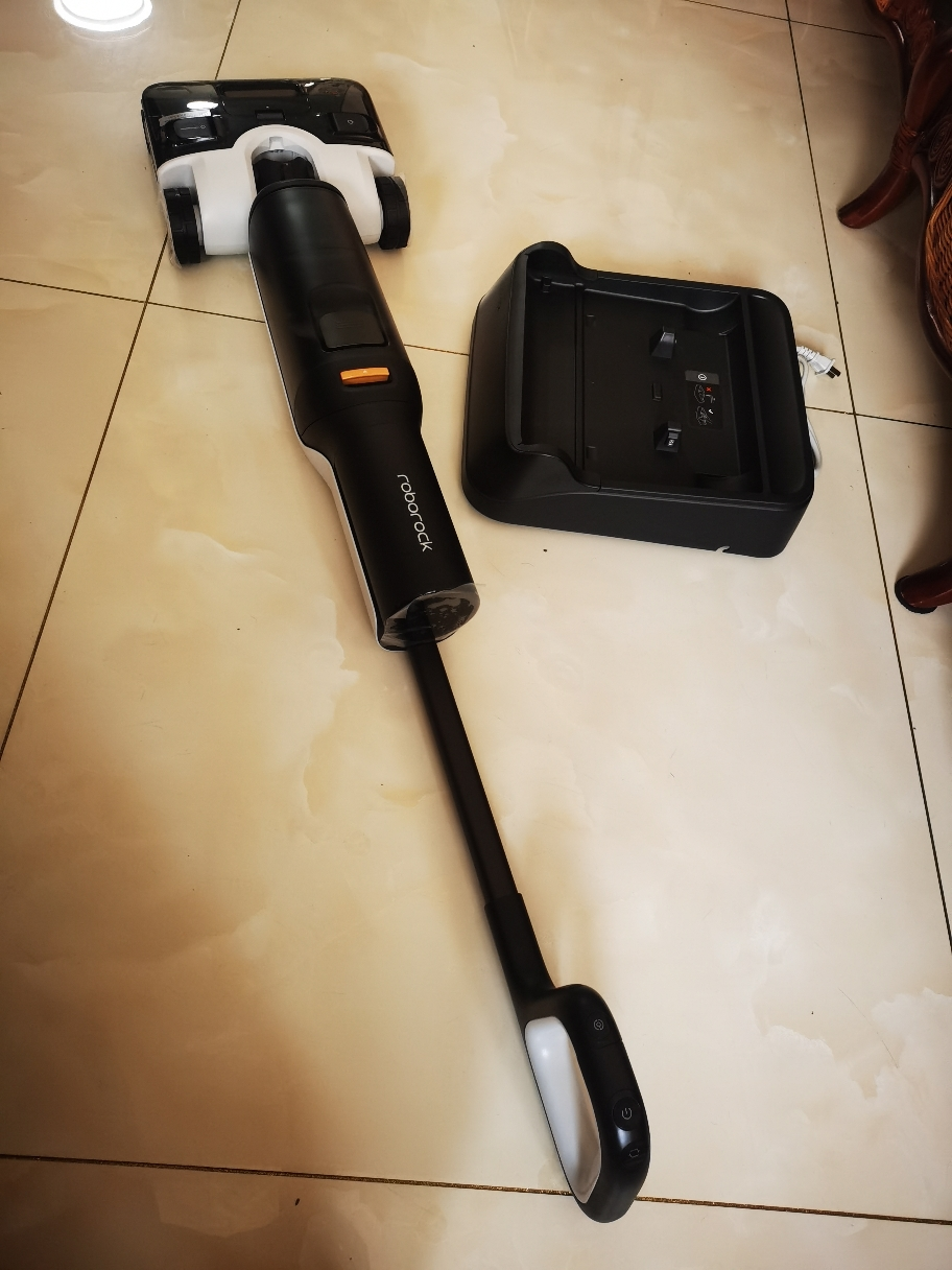 石头A30 Pro洗地机[0缠毛 超薄平躺 推拉助力]吸拖洗一体手持吸尘器晒单图