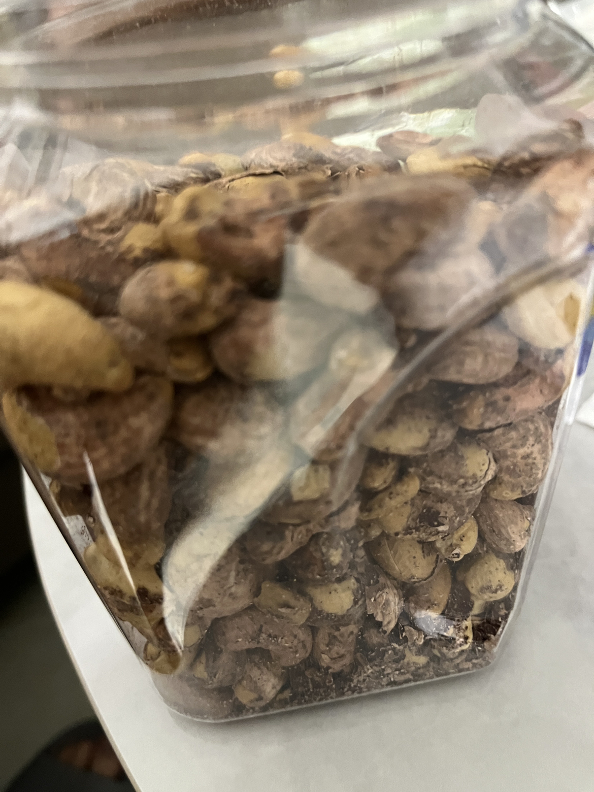 百草味-紫皮腰果500g 盐焗原味带皮坚果新货干果罐装晒单图