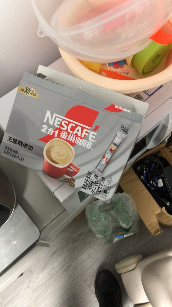Nestle雀巢咖啡30条盒装 二合一微研磨咖啡 无蔗糖添加速溶咖啡粉330g晒单图
