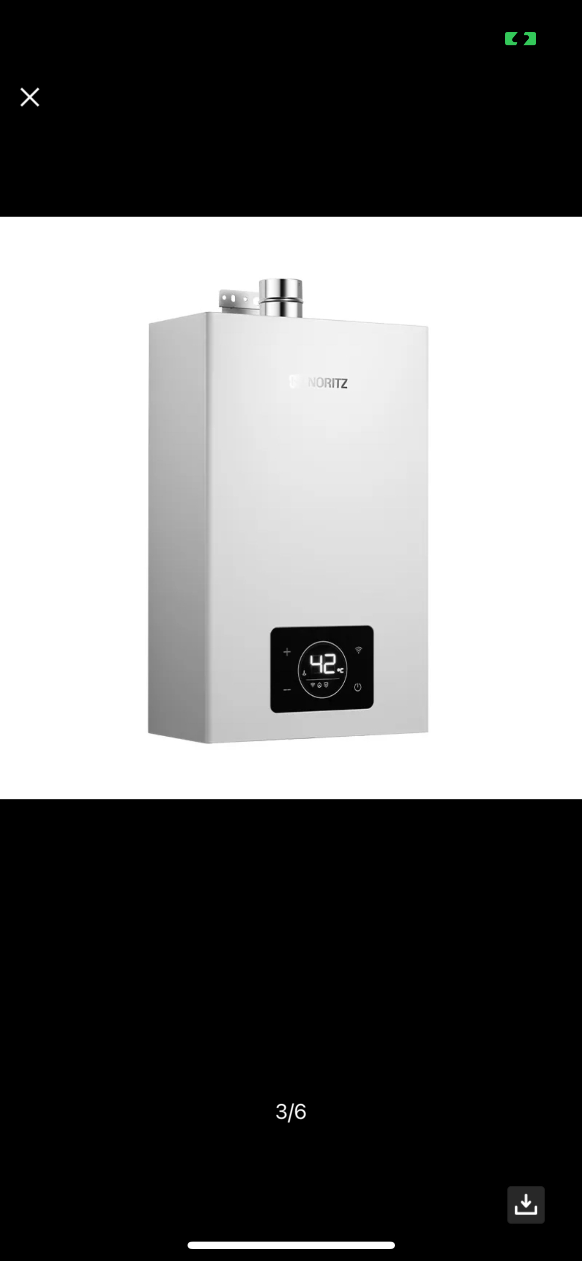 能率13升家用厨房恒温燃气热水器GQ-13SD21FEX晒单图