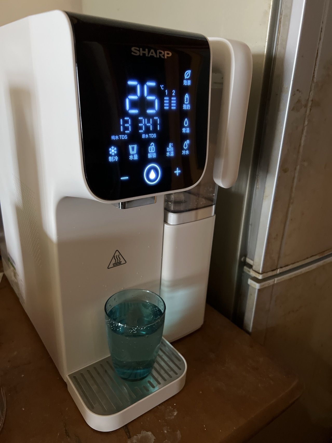 夏普台式净饮机家用净水器 加热制冷一体机 直饮饮水机RO反渗透免安装WJ-RD010M-W晒单图