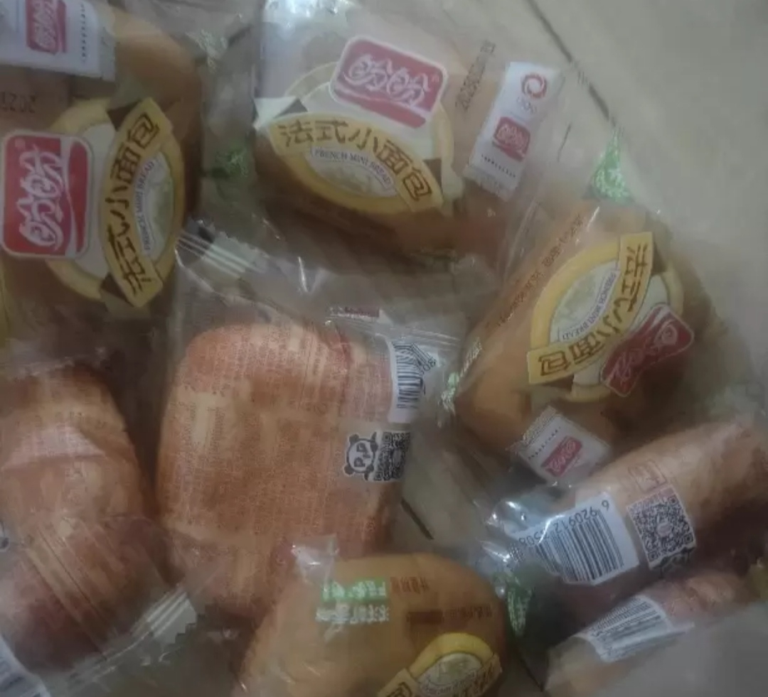 盼盼法式小面包(软式面包)1500g 营养早餐美味糕点小食晒单图