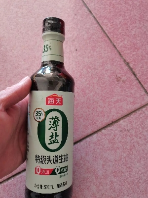 海天酱油 薄盐零添加特级头道生抽500mL 减盐35%0添加0蔗糖炒菜调味品晒单图