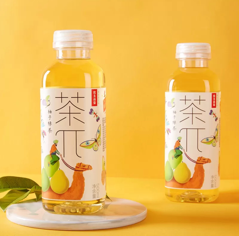 农夫山泉茶π柚子绿茶500ml*5瓶果味茶饮料苏宁宜品推荐晒单图