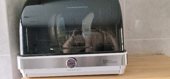 康宝消毒柜家用小型台式碗筷茶杯婴儿奶瓶刀架立式消毒碗柜紫外线烘干保洁免沥水迷你厨房收纳柜ZTD42-B晒单图