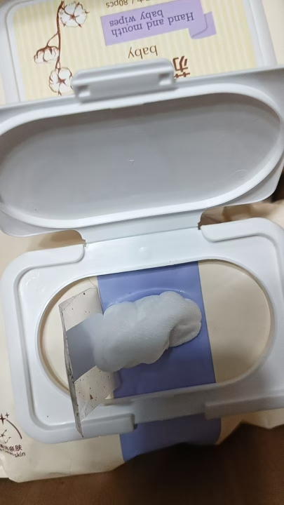 苏宁宜品婴儿手口柔湿巾80片*4包晒单图