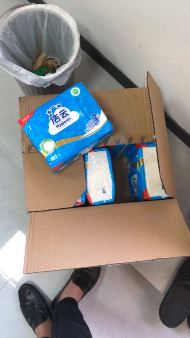 洁云加韧 3层402张*10包压花卫生纸平板纸整箱销售晒单图