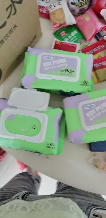 苏宁宜品x可爱多婴儿湿巾80抽*5包晒单图