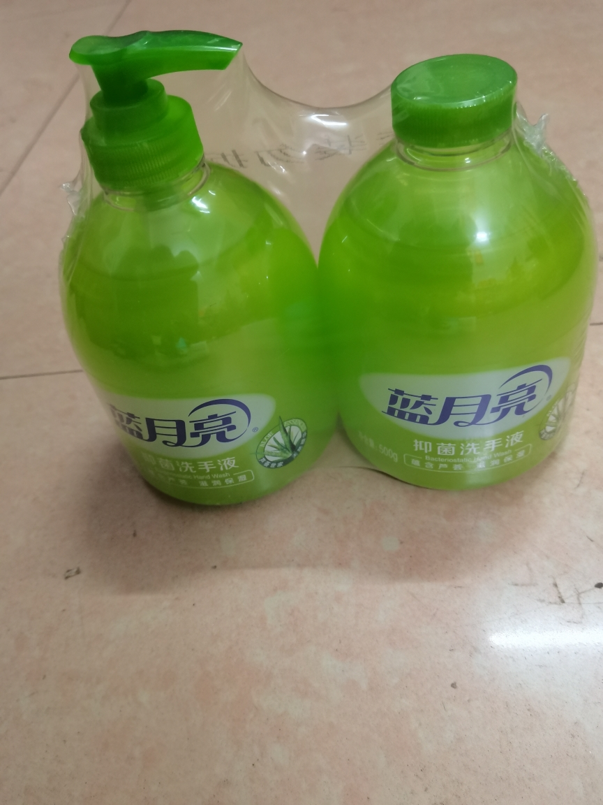 蓝月亮 洗手液500g瓶+500g瓶补组合套装 芦荟抑菌洗手液 清洁抑菌 滋润清爽保湿 温和不刺激晒单图