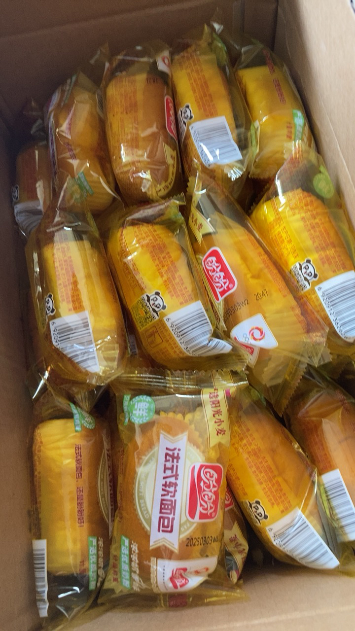 盼盼法式软面包800g整箱小面包休闲零食小吃早餐糕点晒单图