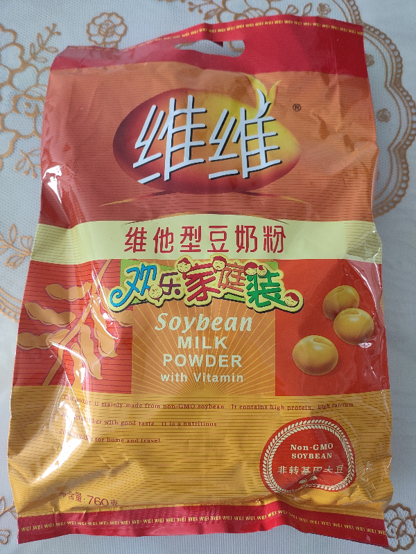 维维 维他型豆奶粉家庭装760gx1袋 速溶豆浆粉速溶早餐营养健康代餐多维学生晒单图