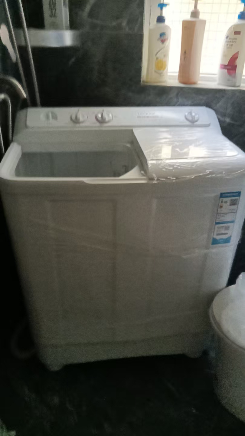 Leader海尔出品 10公斤大容量 双缸洗衣机 双桶洗衣机 洗脱分开 TPB100-1188BS晒单图