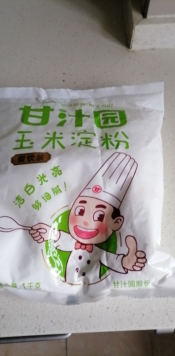 甘汁园 玉米淀粉1kg 家用烹饪勾芡糕点烘焙原料晒单图