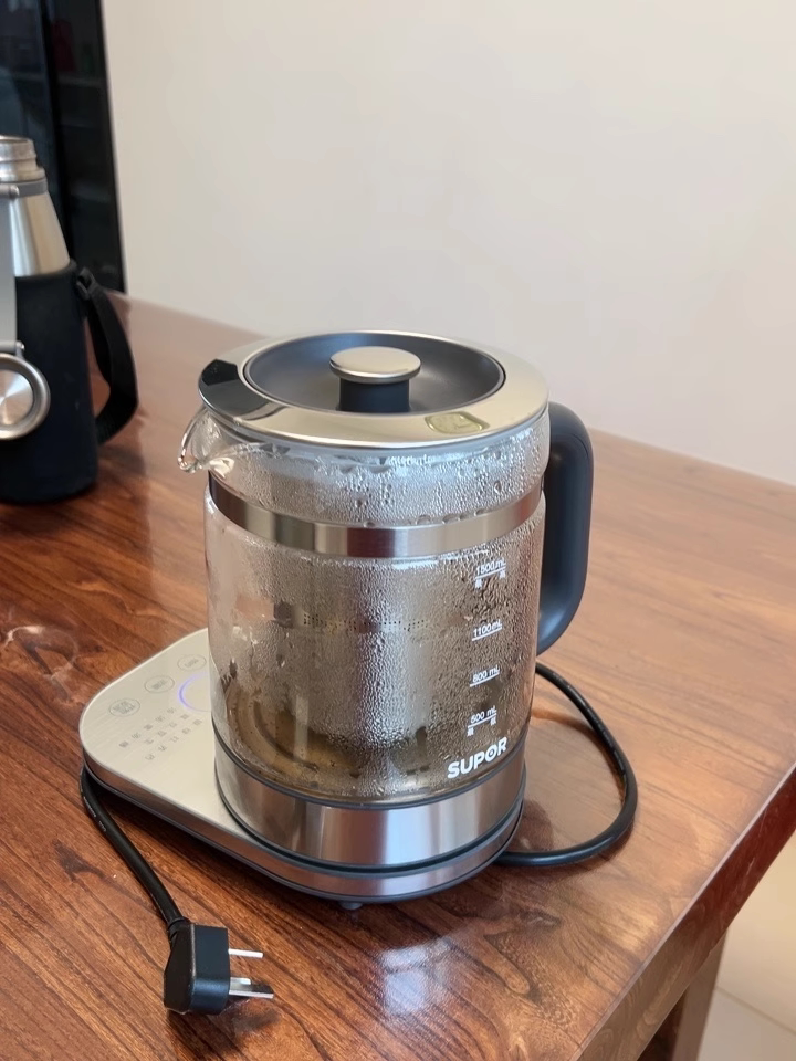 苏泊尔(SUPOR)养生壶煮茶器煮茶壶花茶电茶壶办公室烧水壶保温一体电热水壶煮茶壶恒温壶 SW-15YJ55晒单图