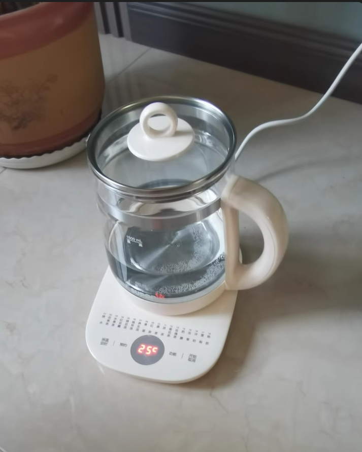 苏泊尔(SUPOR)养生壶1.5L 全自动触控式煮茶电热水壶高硼硅玻璃SW-15YJ33晒单图